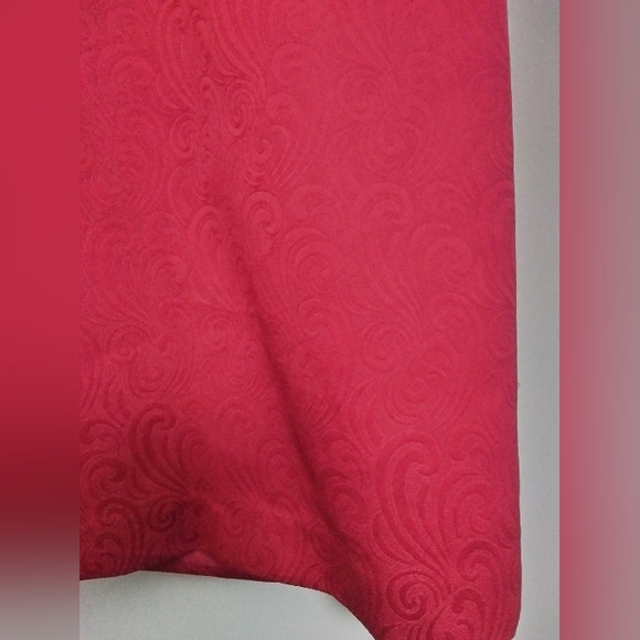 Red 2pc Skirt Suit Set Size 20W - Picture 6 of 9